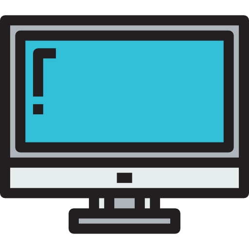 computadora Detailed Straight Lineal color icono