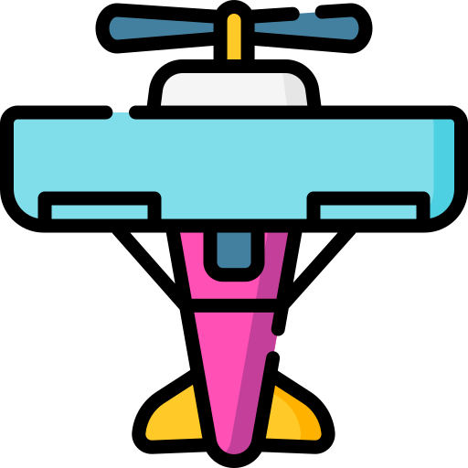 Avioneta Special Lineal color icono