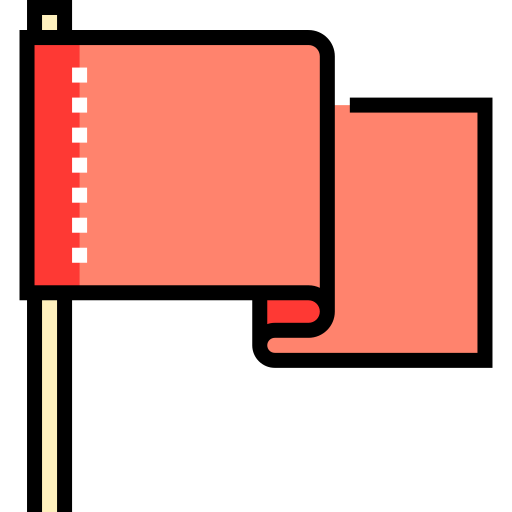 flagge Detailed Straight Lineal color icon