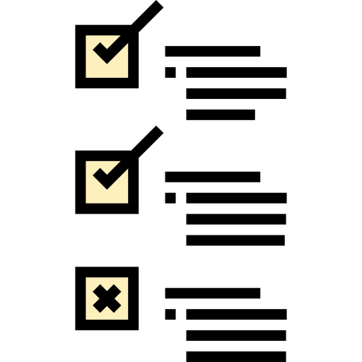 aufgabenliste Detailed Straight Lineal color icon