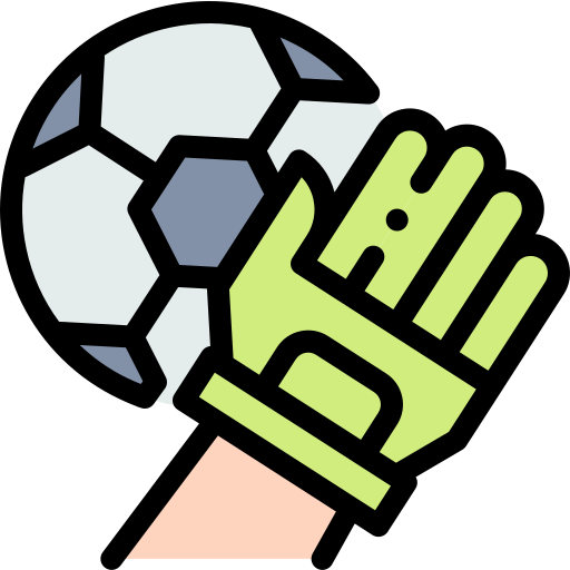 Football Detailed Rounded Lineal color icon