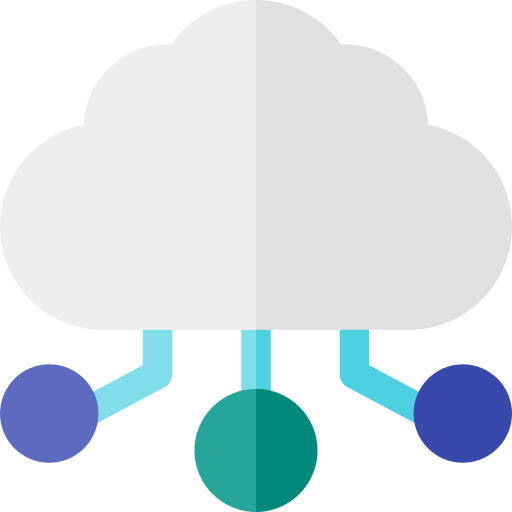 cloud computing Basic Rounded Flat Icône