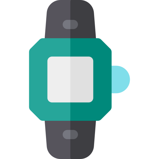 Reloj inteligente Basic Rounded Flat icono