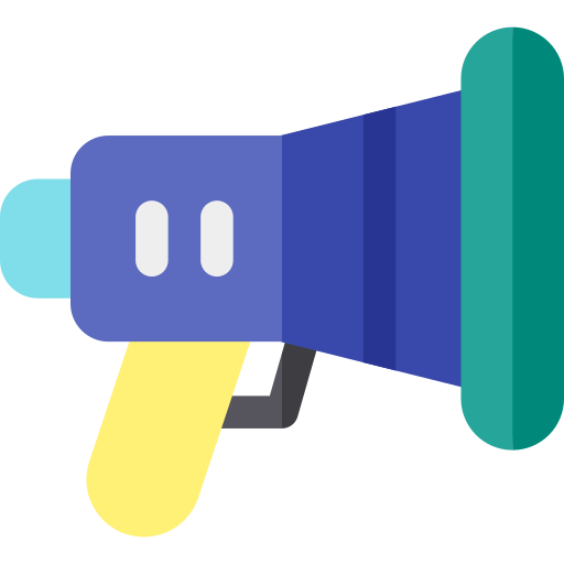 Megaphone Basic Rounded Flat icon