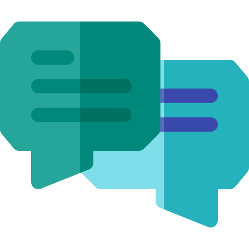Chatting Basic Rounded Flat icon
