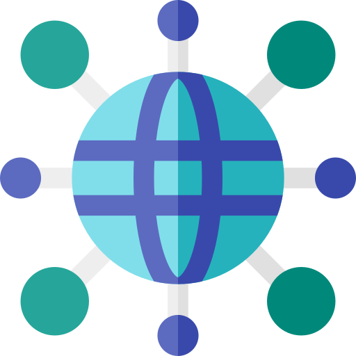 Networking Basic Rounded Flat icon