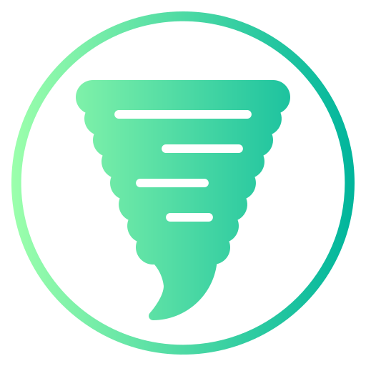 tornado Generic gradient fill icono