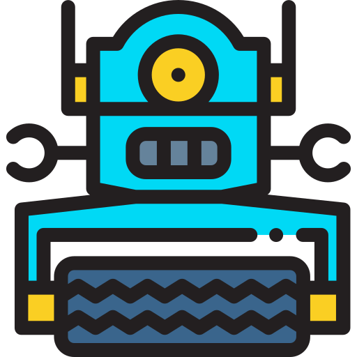 ロボット Detailed Rounded Lineal color icon