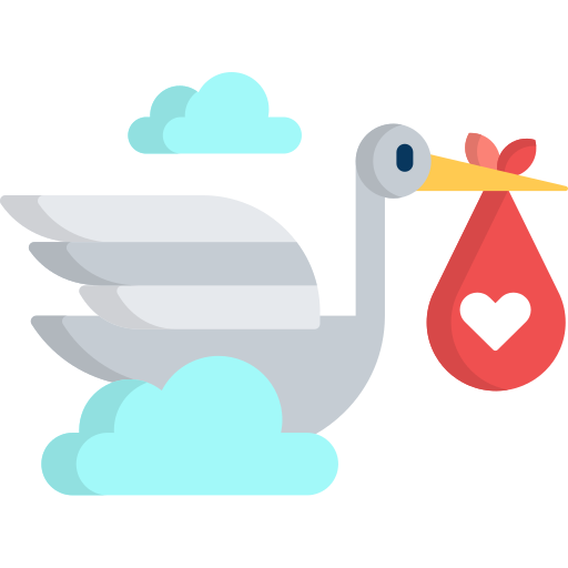 Stork Special Flat icon