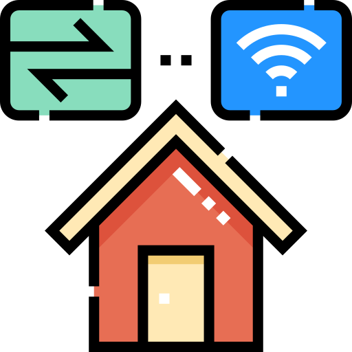 Smart home Detailed Straight Lineal color icon