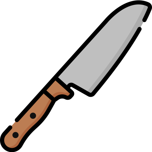 French knife Special Lineal color icon