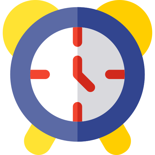 Alarma Basic Rounded Flat icono