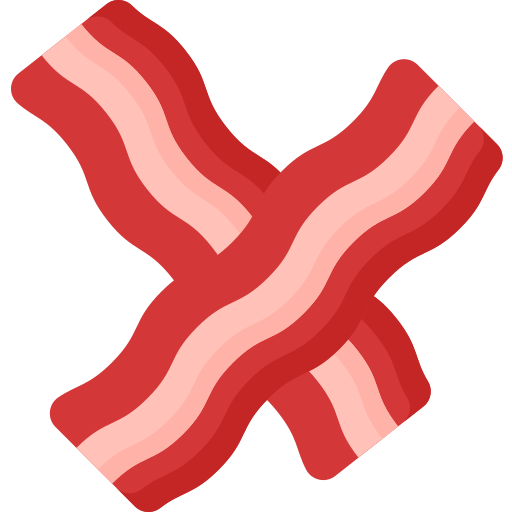 Bacon strips Special Flat icon