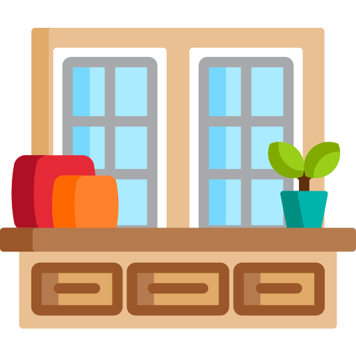 Bay window Special Flat icon