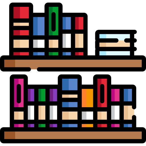 Estante para libros Special Lineal color icono