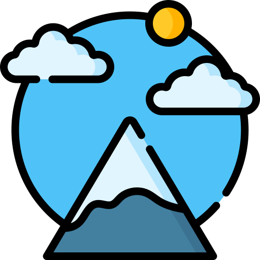 Гора Special Lineal color иконка