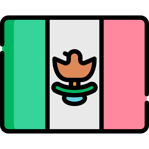 mexiko Kawaii Lineal color icon