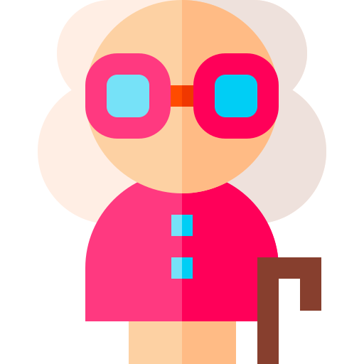 Бабушка Basic Straight Flat иконка