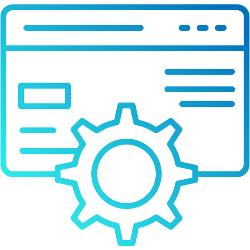 programación Generic gradient outline icono