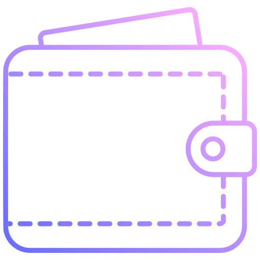 billetera Generic gradient outline icono