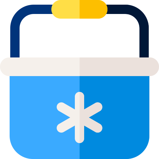 Fridge Basic Rounded Flat icon