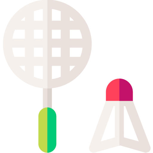 badminton Basic Rounded Flat ikona
