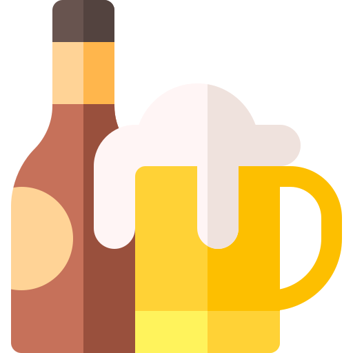 Beer Basic Rounded Flat icon