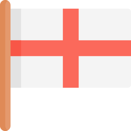 Англия Kawaii Flat иконка