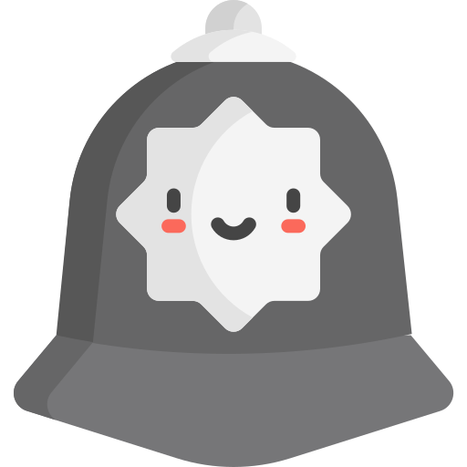 Police hat Kawaii Flat icon