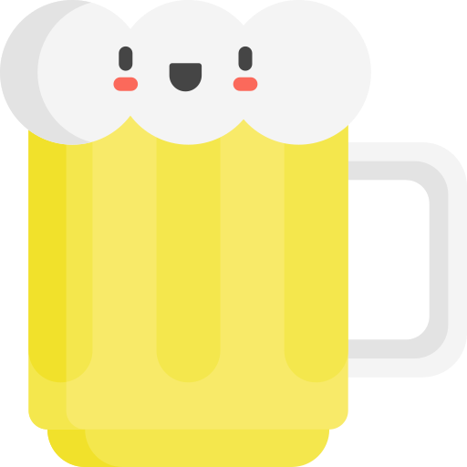 맥주 Kawaii Flat icon