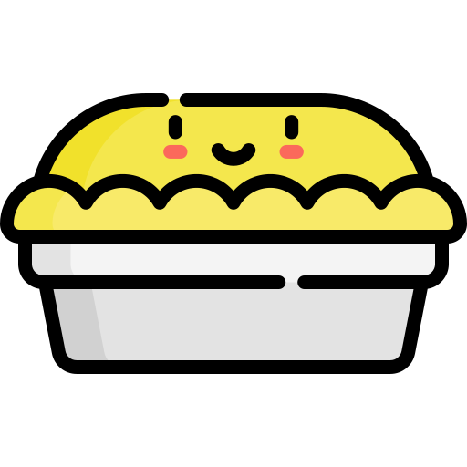 Pie Kawaii Lineal color icon