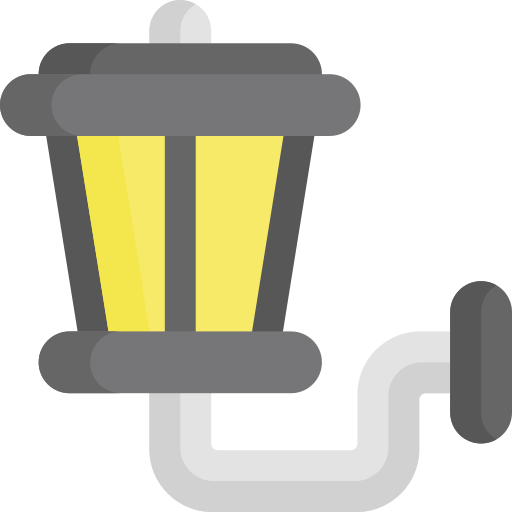 Street lamp Kawaii Flat icon