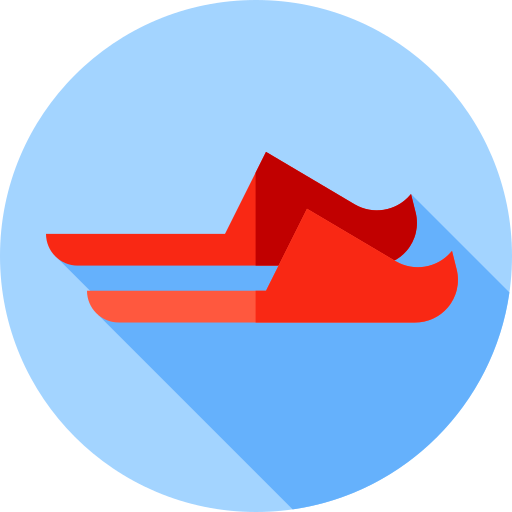 pantofel Flat Circular Flat ikona