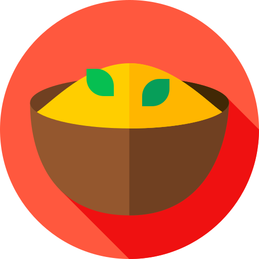 couscous Flat Circular Flat icon