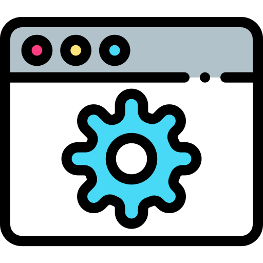 브라우저 Detailed Rounded Lineal color icon