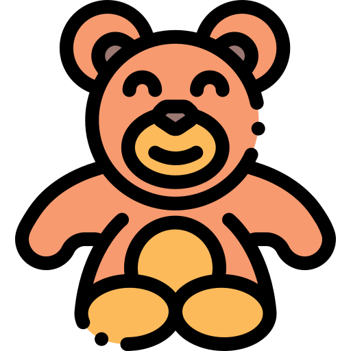 teddybär Detailed Rounded Lineal color icon