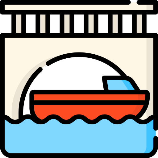 Canal Special Lineal color icon