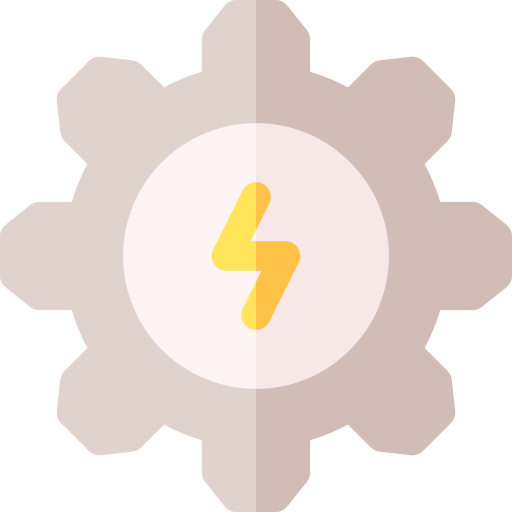 Gear Basic Rounded Flat icon