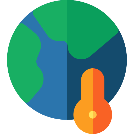 온도계 Basic Rounded Flat icon