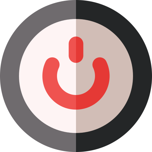 ein- / ausschalter Basic Rounded Flat icon