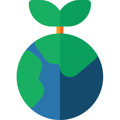 World Basic Rounded Flat icon