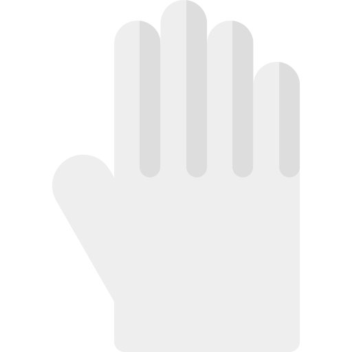 handschoenen Basic Rounded Flat icoon