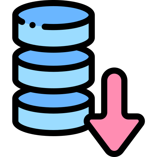 server Detailed Rounded Lineal color icon