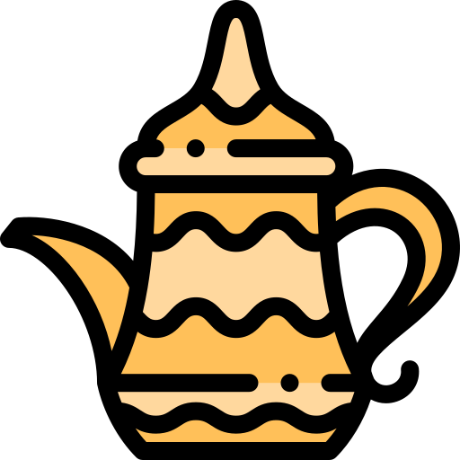 Заварочный чайник Detailed Rounded Lineal color иконка