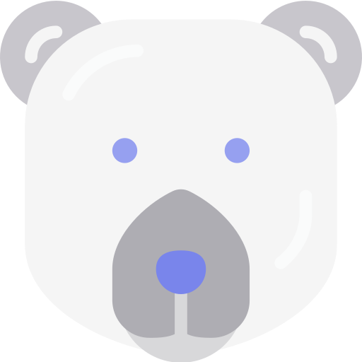 Полярный медведь Berkahicon Flat иконка