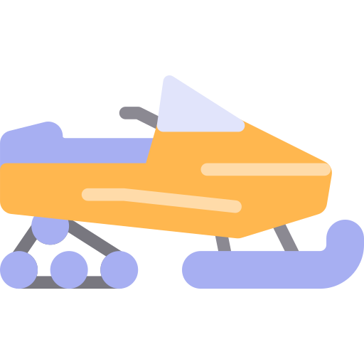 Snowmobile Berkahicon Flat icon