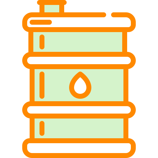 오일 배럴 Berkahicon Lineal Color icon