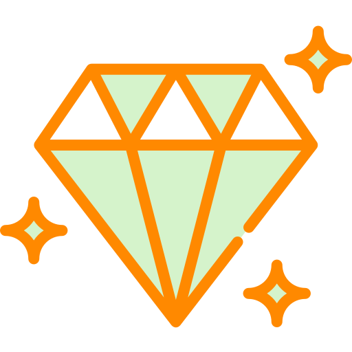 diamante Berkahicon Lineal Color icona