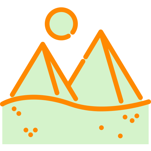 piramides Berkahicon Lineal Color icoon