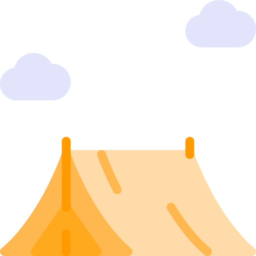 namiot kempingowy Berkahicon Flat ikona
